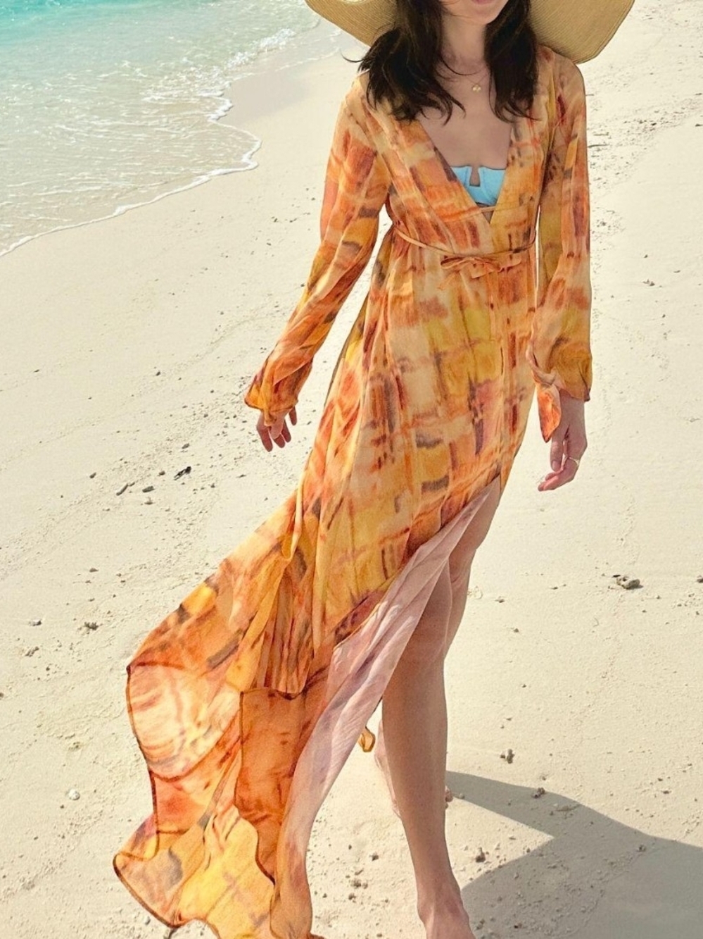 Cult Gaia Eeva Cover-Up Maxi Dress NWT Summer Haze Resort Goddess Large